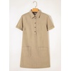 image:imageSidefeel Womens Denim Dress Casual A Line Trendy Mini Jean DressKhaki