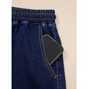 image:imageSidefeel Womens High Waisted Drawstring Summer Jean ShortsBluing