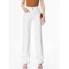 image:imageSidefeel Jeans for Women High Waisted Straight Leg Denim PantsCream White