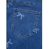 image:imageSidefeel Jeans for Women High Waisted Straight Leg Denim PantsU Blue