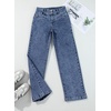 image:imageSidefeel Jeans for Women High Waisted Straight Leg Denim PantsWashed Blue