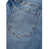 image:imageSidefeel Womens Barrel Jeans Wide Leg Mid Rise Y2k Ankle Denim PantsClassic Blue