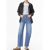 image:imageSidefeel Womens Barrel Jeans Wide Leg Mid Rise Y2k Ankle Denim PantsLight Blue