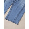 image:imageSidefeel Womens Barrel Jeans Wide Leg Mid Rise Y2k Ankle Denim PantsLight Blue