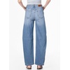 image:imageSidefeel Womens Barrel Jeans Wide Leg Mid Rise Y2k Ankle Denim PantsStarry Blue