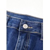 image:imageSidefeel Womens High Waist Stretchy Wide Leg Cargo Ankle JeansBlue