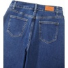 image:imageSidefeel Womens High Waist Stretchy Wide Leg Cargo Ankle JeansBlue