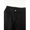image:imageSidefeel Womens High Waisted Jeans Loose Fit Wide Leg Denim PantsBlack