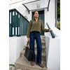 image:imageSidefeel Womens High Waisted Jeans Loose Fit Wide Leg Denim PantsBluing