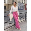 image:imageSidefeel Womens High Waisted Jeans Loose Fit Wide Leg Denim PantsRose Red