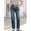 image:imageSidefeel Womens High Waisted Straight Leg Jeans Drawstring Denim PantsBlue Sapphire