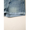 image:imageSidefeel Womens High Waisted Stretchy Folded Hem Jean ShortsVintage Blue
