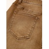 image:imageSidefeel Womens High Waisted Wide Leg Jeans Loose Stretchy Denim PantsBrown