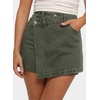 image:imageSidefeel Womens Jean Skirt High Waisted Wrap Denim SkortGreen