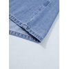 image:imageSidefeel Womens Long Sleeve Ruffle Trim Button Down Denim ShirtIceland Blue