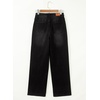 image:imageSidefeel Womens Rhinestone Wide Leg Jeans High Waisted Denim PantsBlack