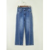 image:imageSidefeel Womens Rhinestone Wide Leg Jeans High Waisted Denim PantsBlue