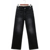 image:imageSidefeel Womens Wide Leg Jeans High Waisted Denim PantsBlack