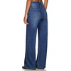 image:imageSidefeel Womens Wide Leg Jeans High Waisted Denim PantsDark Blue