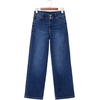 image:imageSidefeel Womens Wide Leg Jeans High Waisted Denim PantsDark Blue