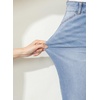 image:imageSidefeel Womens Wide Leg Jeans High Waisted Denim PantsIceland Blue