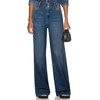 image:imageSidefeel Womens Wide Leg Jeans High Waisted Denim PantsReal Teal