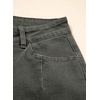 image:imageSidefeel Womens Wide Leg Jeans High Waisted Stretchy Baggy Denim PantsGreen