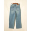 image:imageSidefeel Womens Wide Leg Jeans High Waisted Stretchy Baggy Denim PantsLight Retro Blue