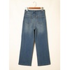 image:imageSidefeel Womens Wide Leg Jeans High Waisted Stretchy Baggy Denim PantsVintage Blue