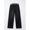image:imageSidefeel Womens Wide Leg Jeans High Waisted Stretchy Loose Denim PantsBlack