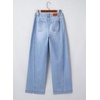 image:imageSidefeel Womens Wide Leg Jeans High Waisted Stretchy Loose Denim PantsSky Blue