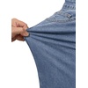 image:imageSidefeel Womens Wide Leg Jeans Mid Rise Cuffed Denim PantsVintage Blue