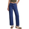 image:imageSidefeel Womens High Waist Stretchy Wide Leg Cargo Ankle JeansDark Blue