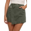 image:imageSidefeel Womens Jean Skirt High Waisted Wrap Denim SkortGreen