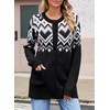 image:imageSidefeel Cardigan for Women Fall Button Down Knit SweaterBlack