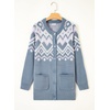 image:imageSidefeel Cardigan for Women Fall Button Down Knit SweaterLight Blue