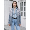 image:imageSidefeel Cardigan for Women Fall Button Down Knit SweaterLight Blue