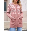 image:imageSidefeel Cardigan for Women Fall Button Down Knit SweaterPink