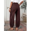 image:imageSidefeel High Waisted Barrel Jeans for Women TrendyCoffee