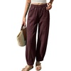 image:imageSidefeel High Waisted Barrel Jeans for Women TrendyCoffee