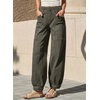 image:imageSidefeel High Waisted Barrel Jeans for Women TrendyGreen