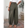 image:imageSidefeel High Waisted Barrel Jeans for Women TrendyGreen