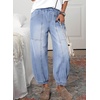 image:imageSidefeel High Waisted Barrel Jeans for Women TrendyIceland Blue