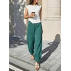 image:imageSidefeel High Waisted Barrel Jeans for Women TrendyLake Green