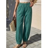 image:imageSidefeel High Waisted Barrel Jeans for Women TrendyLake Green