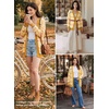 image:imageSidefeel Open Front Striped Cardigan Sweaters for WomenBanana Cream