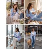 image:imageSidefeel Open Front Striped Cardigan Sweaters for WomenMyosotis