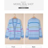image:imageSidefeel Open Front Striped Cardigan Sweaters for WomenMyosotis