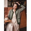 image:imageSidefeel Womens Button Down Plaid Cardigan Sweater Fall OutfitGreen