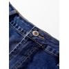 image:imageSidefeel Womens Cargo Pocket Straight Denim SkirtBluing